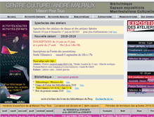 Tablet Screenshot of maisonpourtous-lepecq.fr